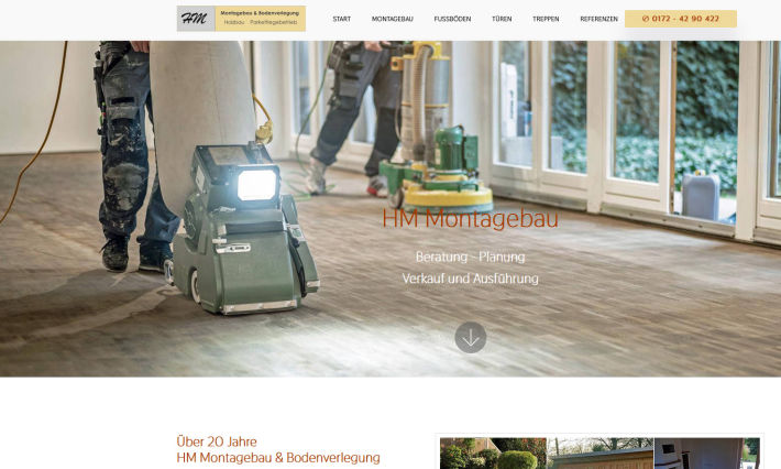 HM Trockenbau, Lilienthal - Webseite erstellt von der agentur28 in Lilienthal bei Bremen