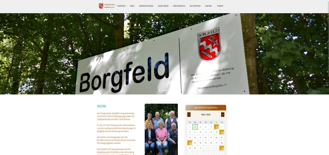 Mit Klick auf das Bild wird die Homepage des Bürgervereins Borgfeld geöffnet