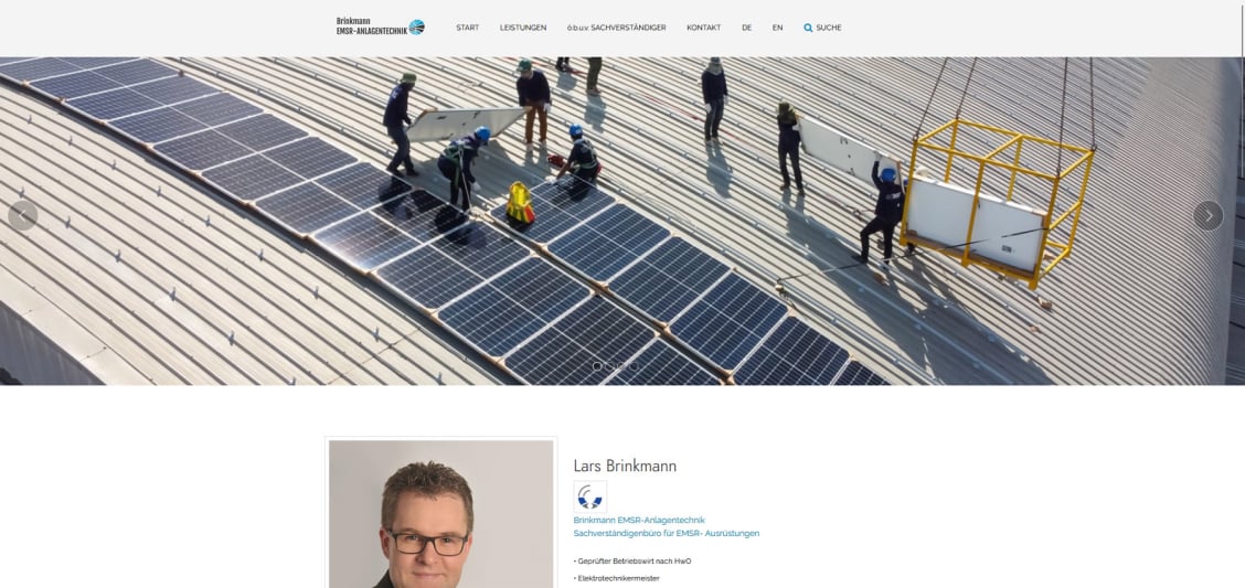 Mit Klick auf das Bild wird die Homepage von Lars Brinkmann geöffnet