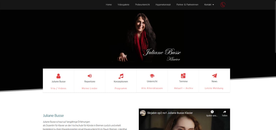 Mit Klick auf das Bild wird die Homepage von Frau Busse-Klavierunterricht  für Osteophatie geöffnet